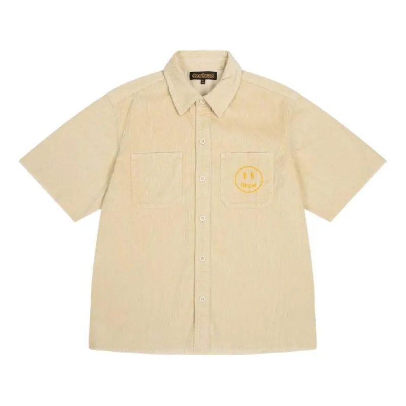 Drew House Corduroy Shirt 'Biscotti' DR-SS22-216 sold by KicksCrew