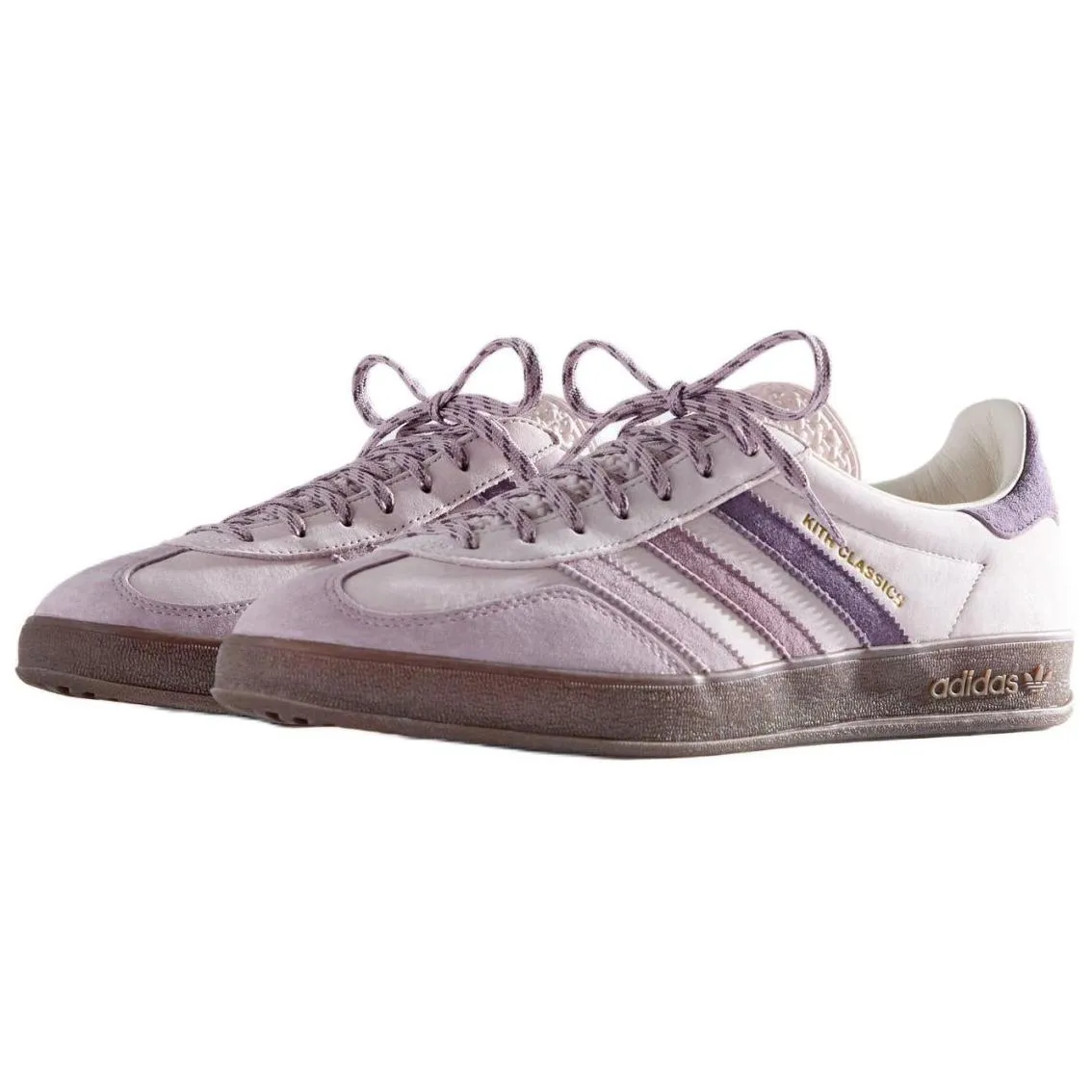 adidas originals Gazelle x Kith Classics 'Ash Purple' IH0120 sold by KicksCrew product image thumbnail 3