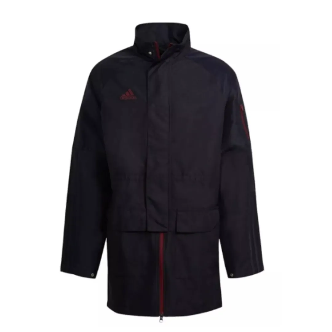 adidas Tiro Soccer Long Jacket 'Black' H60013 sold by KicksCrew