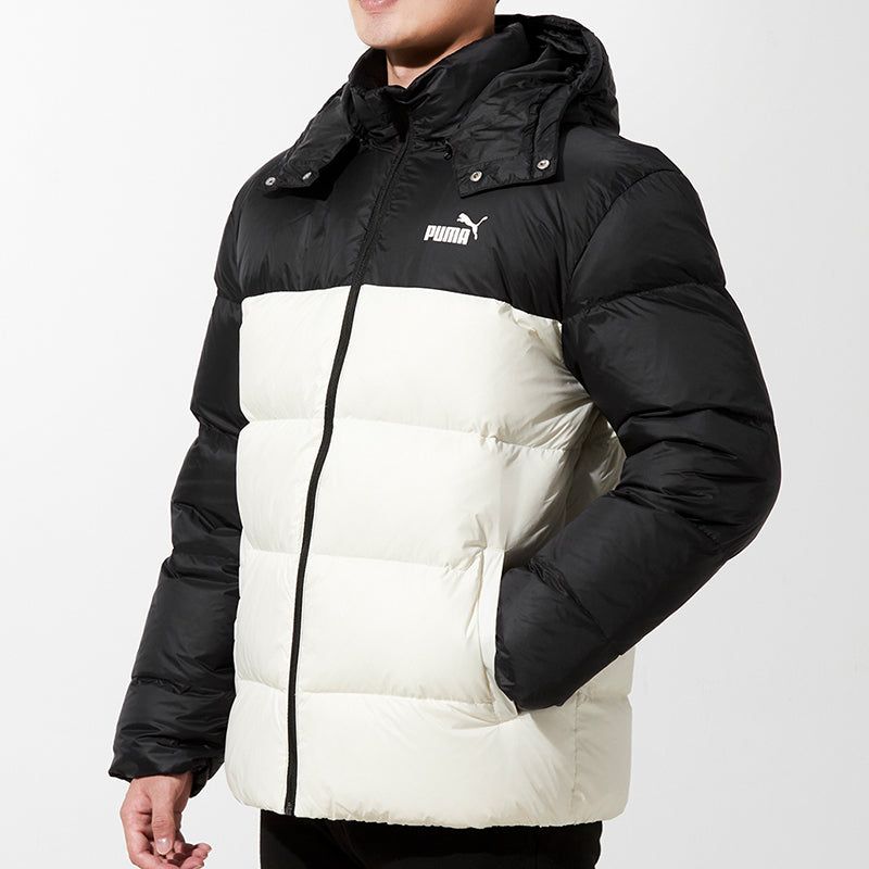 Puma Detachable Hoodie Down Jacket 'White Black' 534937-73 sold by KicksCrew product image thumbnail 5