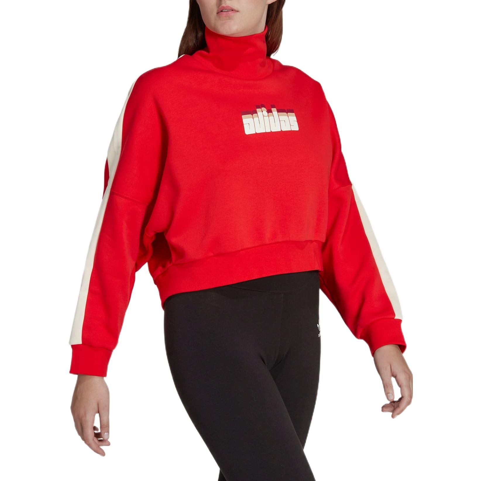 (WMNS) Adidas Originals Ski Chic Sweatshirt 'Red' IA3931 sold by KicksCrew product image thumbnail 4