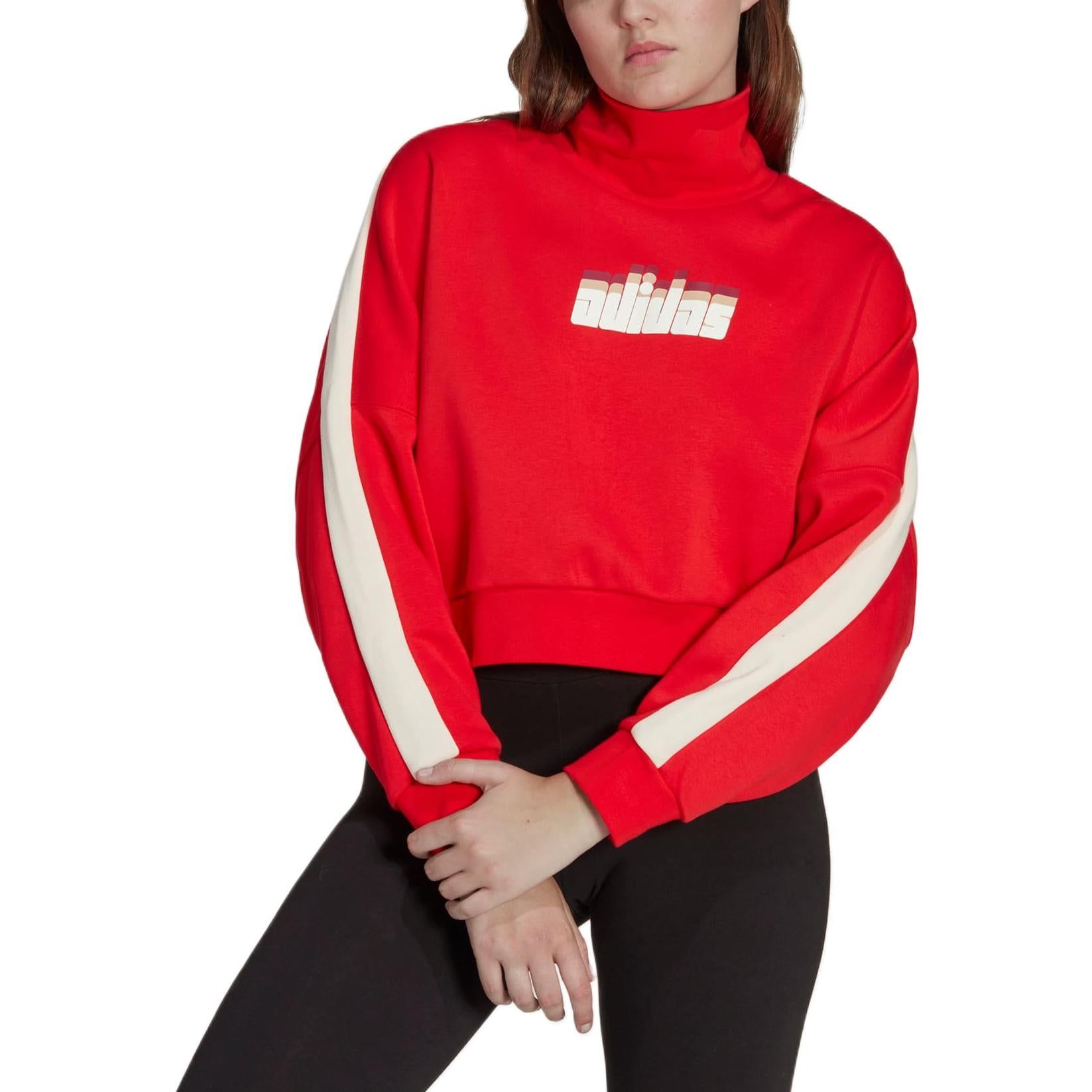 (WMNS) Adidas Originals Ski Chic Sweatshirt 'Red' IA3931 sold by KicksCrew product image thumbnail 2