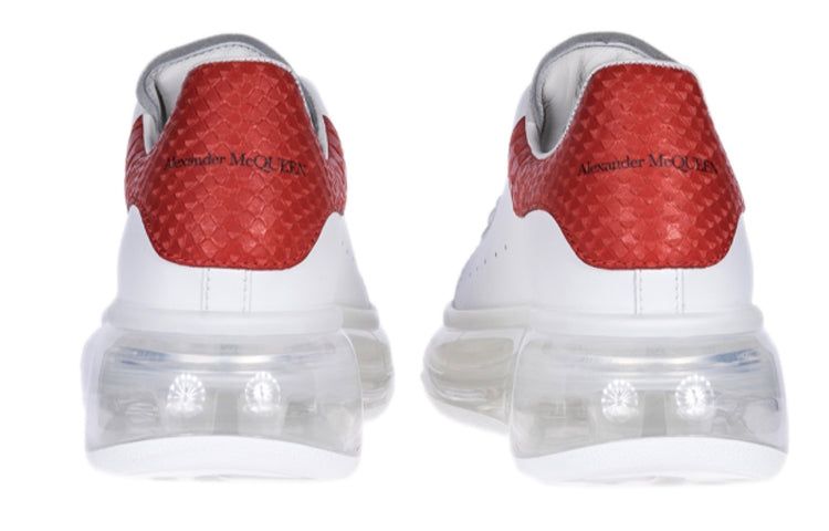 (WMNS) Alexander McQueen Oversized Sneaker in Optic 'White Lust Red' 650796WHZ4V9676 sold by KicksCrew product image thumbnail 4