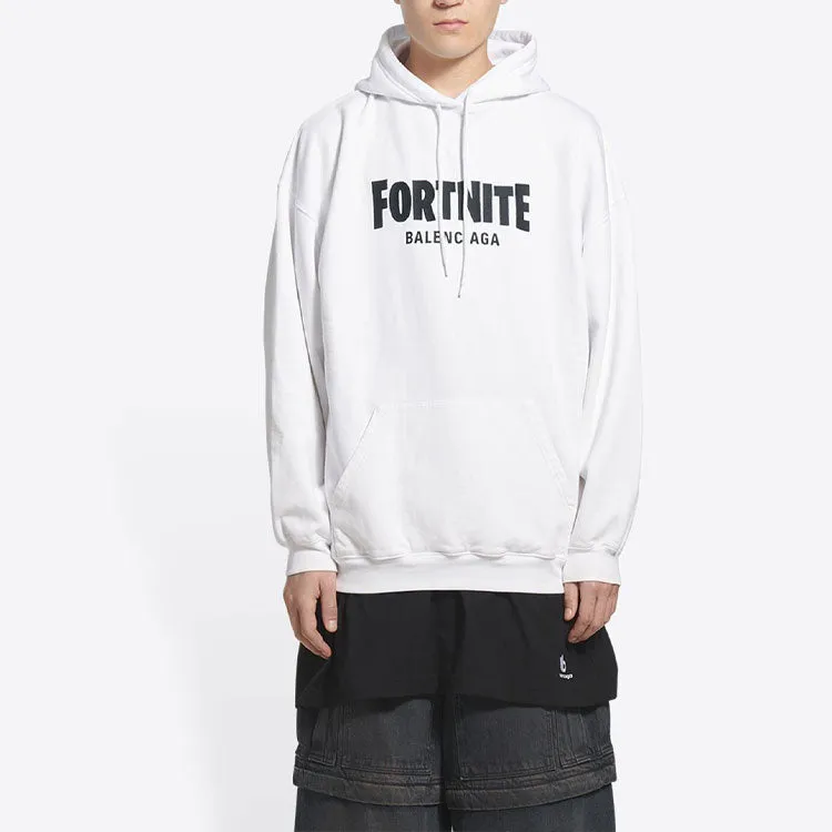 Balenciaga x FORTNITE Hoodie Medium Fit 'White' 600583TLVO49040 sold by KicksCrew product image thumbnail 4