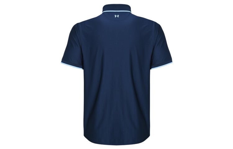 Under Armour Playoff Pique Polo Shirt 'College Navy' 1345459-409 sold by KicksCrew product image thumbnail 2