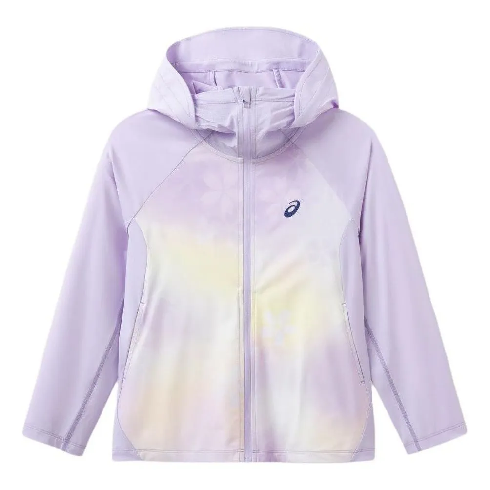 (GS) ASICS Colorful Logo Jacket 'Purple' 332241053081-508 sold by KicksCrew