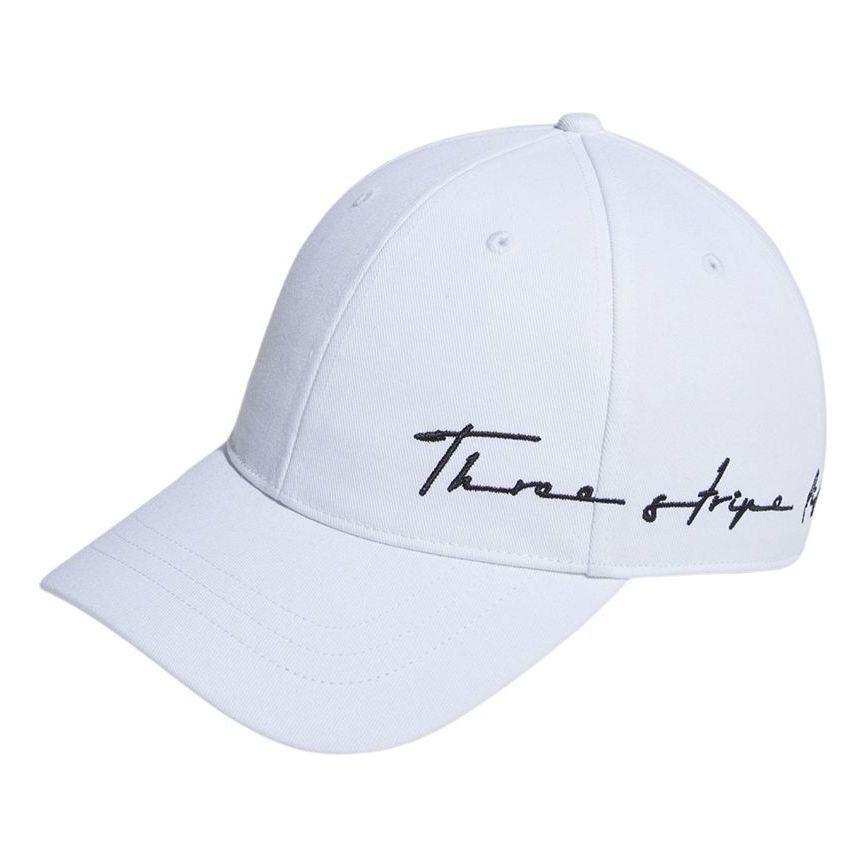 Adidas Wording Twill Cap 'White' HA5855 sold by KicksCrew