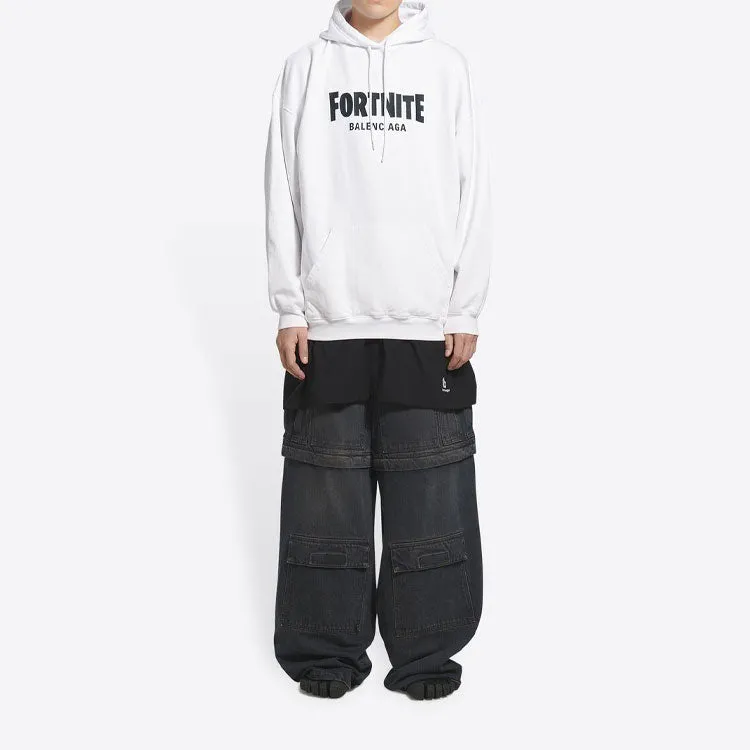 Balenciaga x FORTNITE Hoodie Medium Fit 'White' 600583TLVO49040 sold by KicksCrew product image thumbnail 3