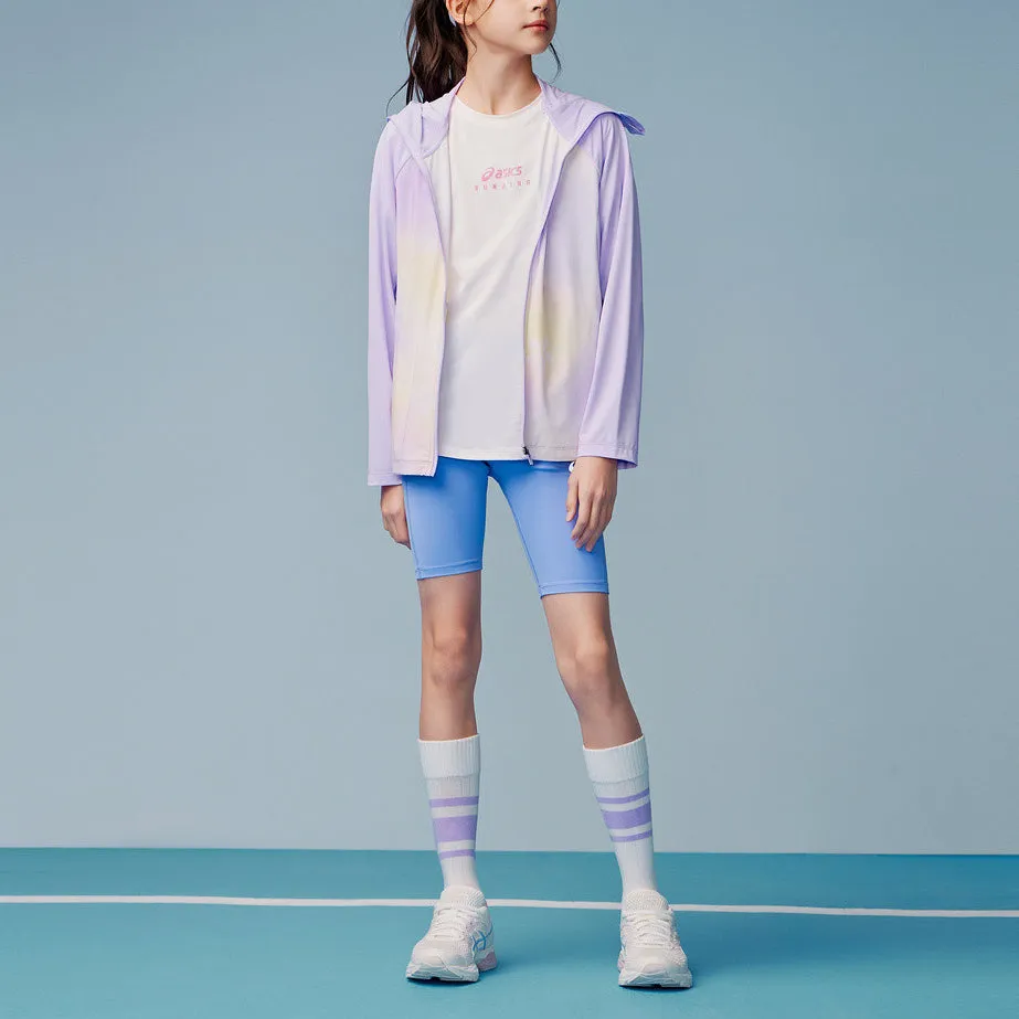 (GS) ASICS Colorful Logo Jacket 'Purple' 332241053081-508 sold by KicksCrew product image thumbnail 3