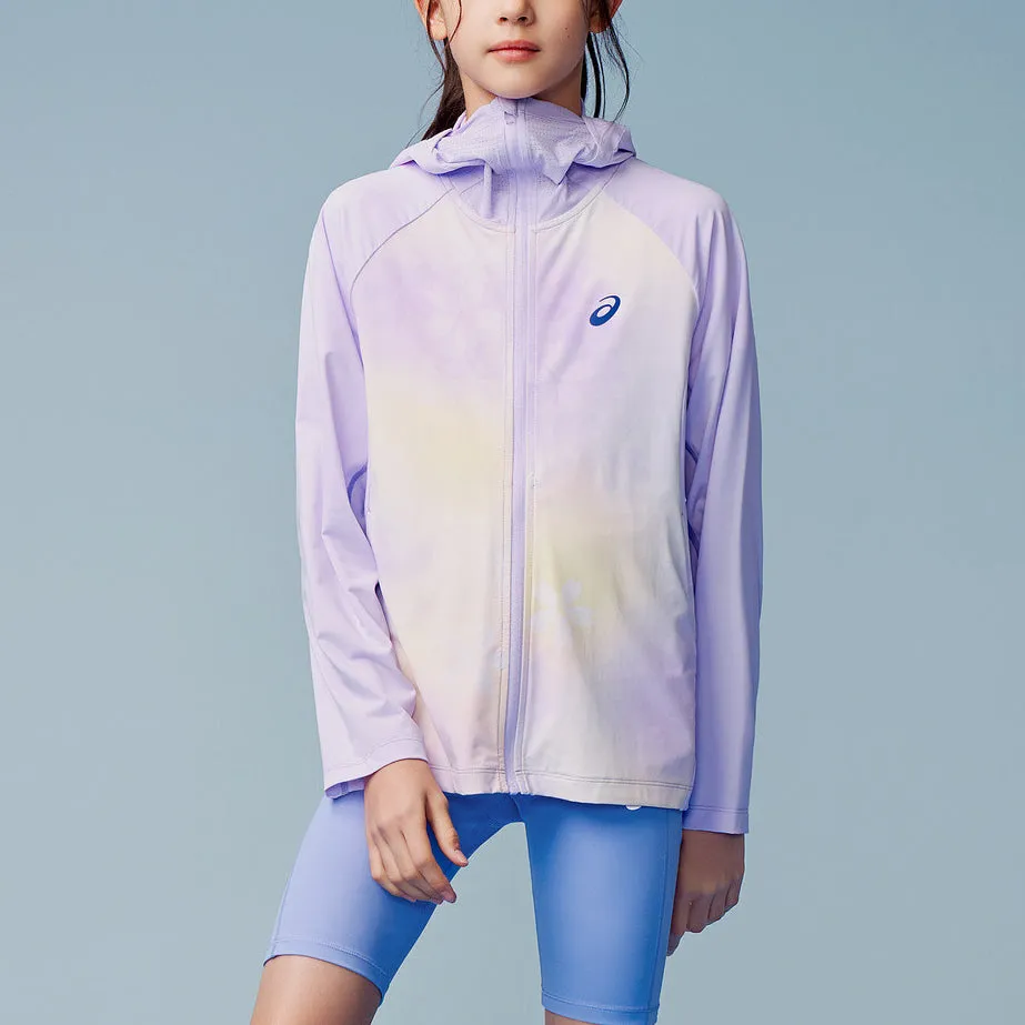 (GS) ASICS Colorful Logo Jacket 'Purple' 332241053081-508 sold by KicksCrew product image thumbnail 4