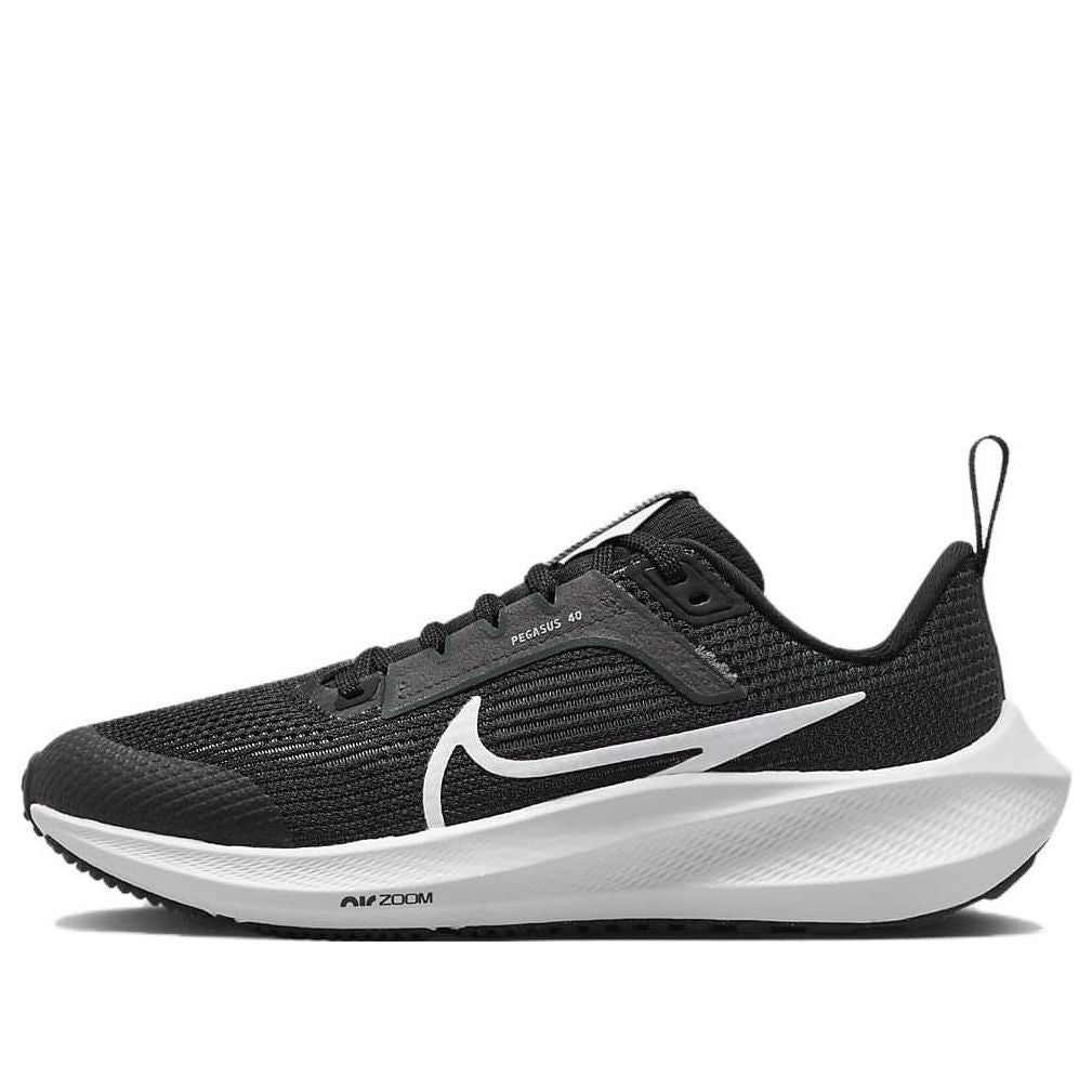 (GS) Nike Air Zoom Pegasus 40 'Black White' DX2498-001 sold by KicksCrew