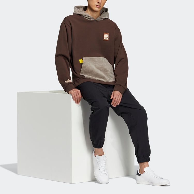 adidas originals x Melting Sadness Hoodie 'Brown' HY4187 sold by KicksCrew product image thumbnail 3