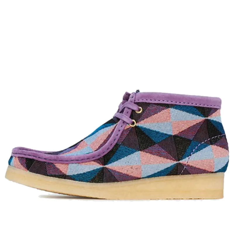 (WMNS) Clarks Wallabee Boots 'Purple Combination' 26164608 sold by KicksCrew