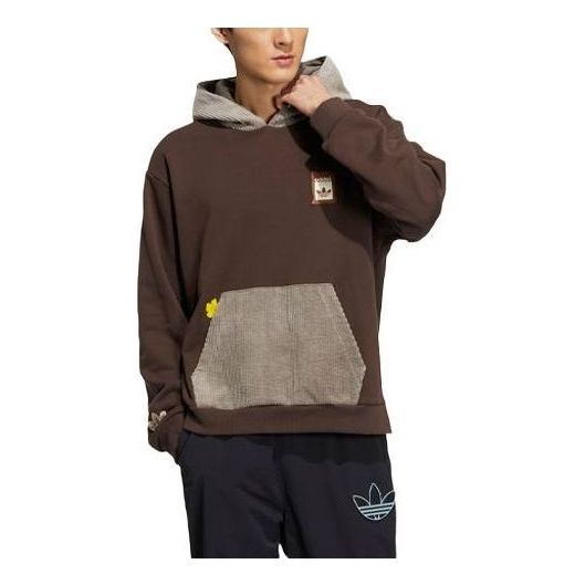 adidas originals x Melting Sadness Hoodie 'Brown' HY4187 sold by KicksCrew