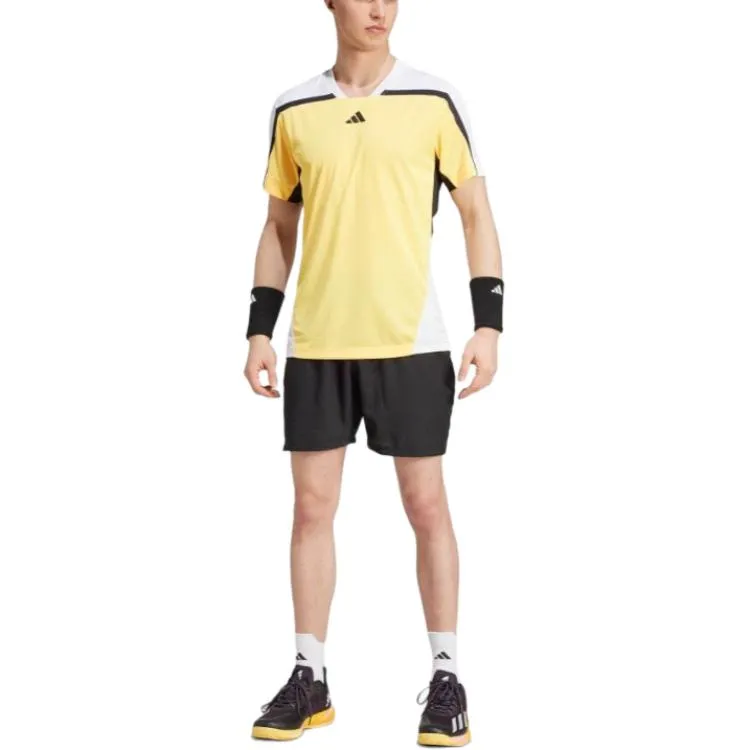 adidas Tennis HEAT.RDY Pro FreeLift T-shirt 'Yellow White' IS8966 sold by KicksCrew product image thumbnail 2