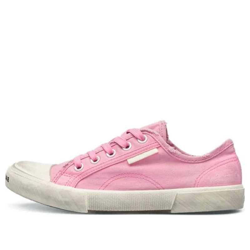 (WMNS) Balenciaga Paris Low Top Sneakers 'Washed Pink Cotton and White Rubber' 688757W3RC25590 sold by KicksCrew