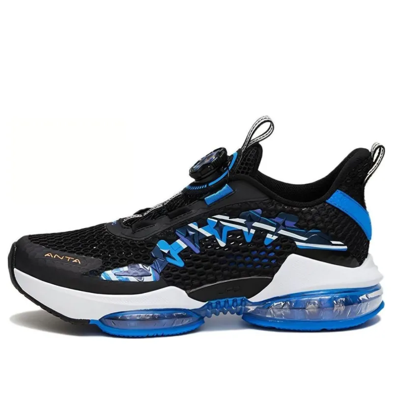 (GS) ANTA Running Series Sneakers 'Black Blue' A312325588H-3 sold by KicksCrew