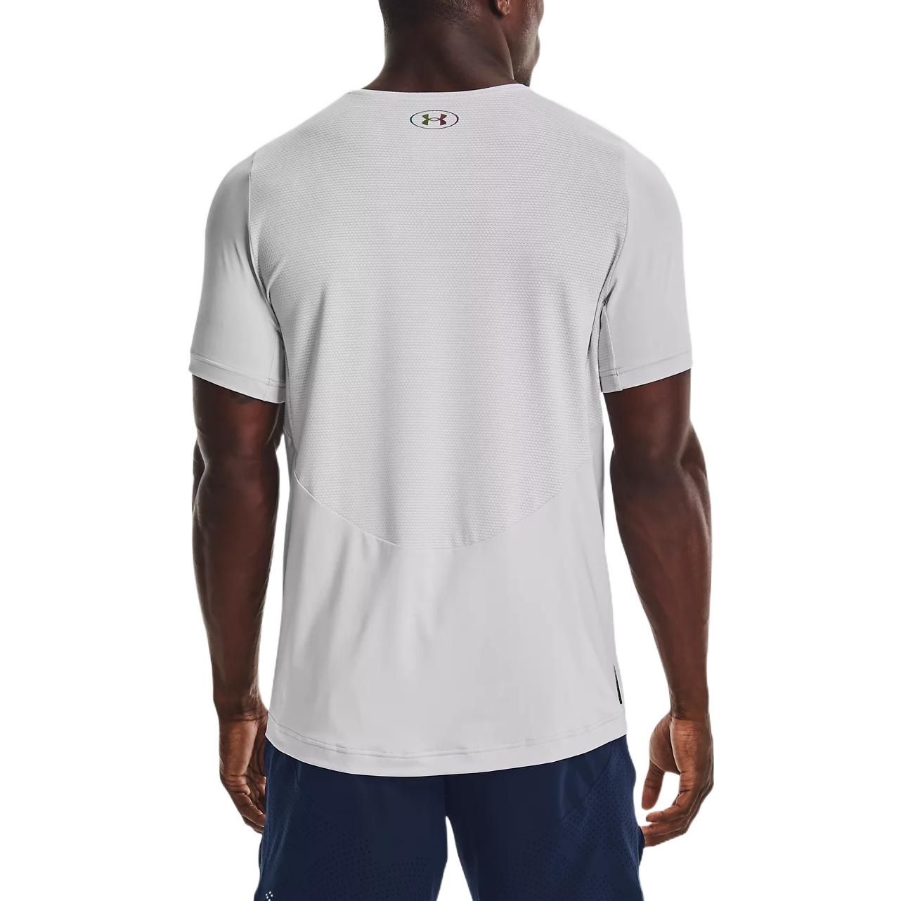 Under Armour RUSH 2.0 Vent Short Sleeve 'Grey' 1370317-014 sold by KicksCrew product image thumbnail 4