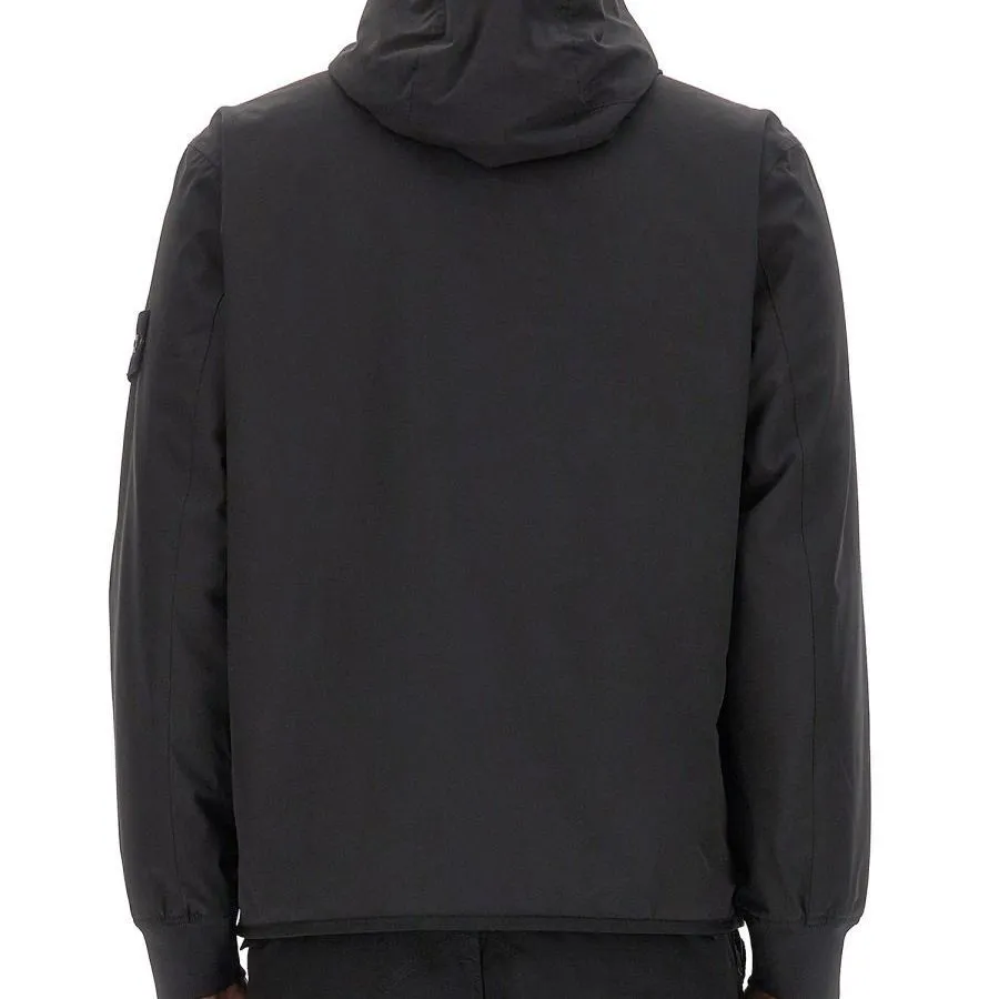 STONE ISLAND Waffen Patch Shell R Hooded Jacket 'Black' 791541027-V0029 sold by KicksCrew product image thumbnail 2