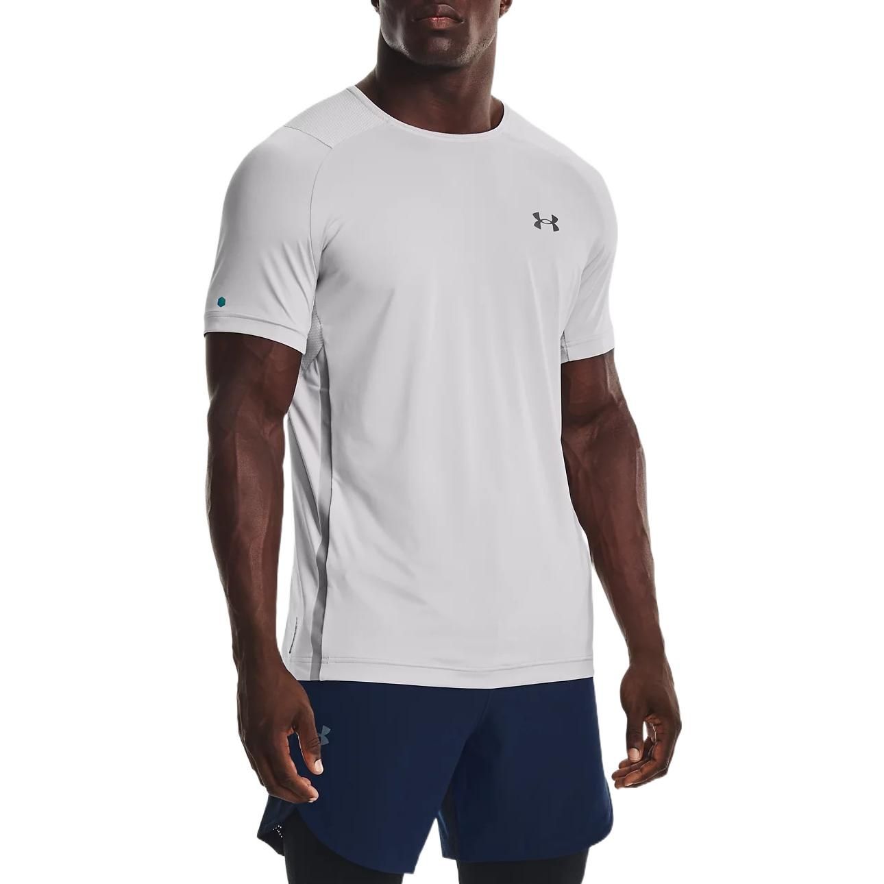 Under Armour RUSH 2.0 Vent Short Sleeve 'Grey' 1370317-014 sold by KicksCrew product image thumbnail 5