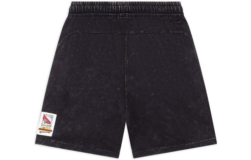 Li-Ning x MARVEL Graphic Shorts 'Washed Black' AKSSB11-1 sold by KicksCrew product image thumbnail 2