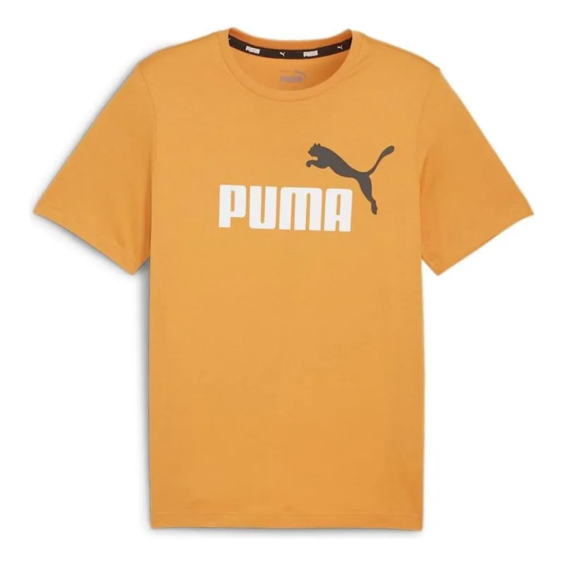 PUMA Ess+ 2 Col Logo T-shirt 'Orange' 847666-96 sold by KicksCrew