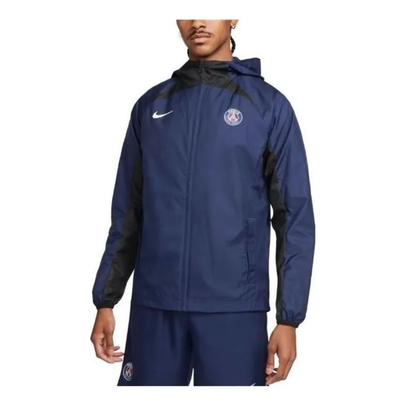 Nike Paris Saint-germain 2022-23 Awf Jacket 'Navy' DN1185-410 sold by KicksCrew