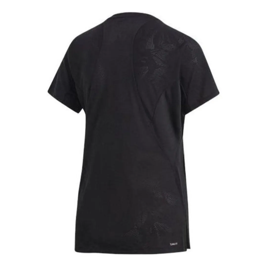 (WMNS) adidas Aeroknit T-Shirt Asia Sizing 'Black' DU1323 sold by KicksCrew product image thumbnail 2