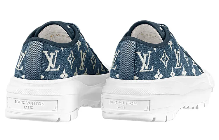 (WMNS) LOUIS VUITTON LV Squad Sneakers 'Denim Monogram' 1A9S01 sold by KicksCrew product image thumbnail 5