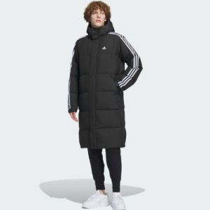Adidas 3-Stripes Long Down Jackets 'Black' IT8714 sold by KicksCrew