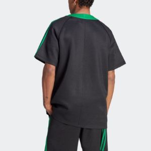 Adidas Adicolor Classics+ Short Sleeve Shirts (Gender Neutral) 'Black Green' II5782 sold by KicksCrew