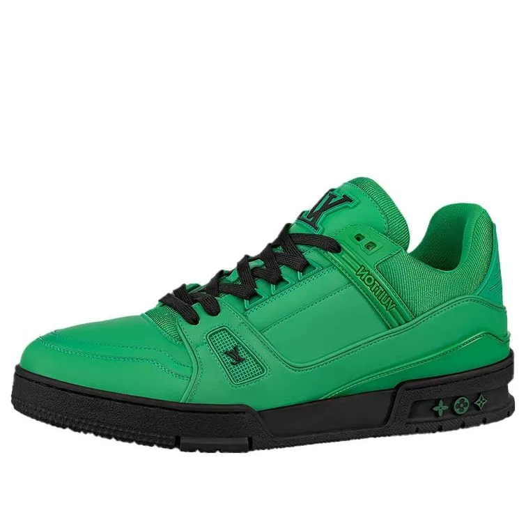 LOUIS VUITTON Trainers 'Green with Black' 1A9FHY sold by KicksCrew