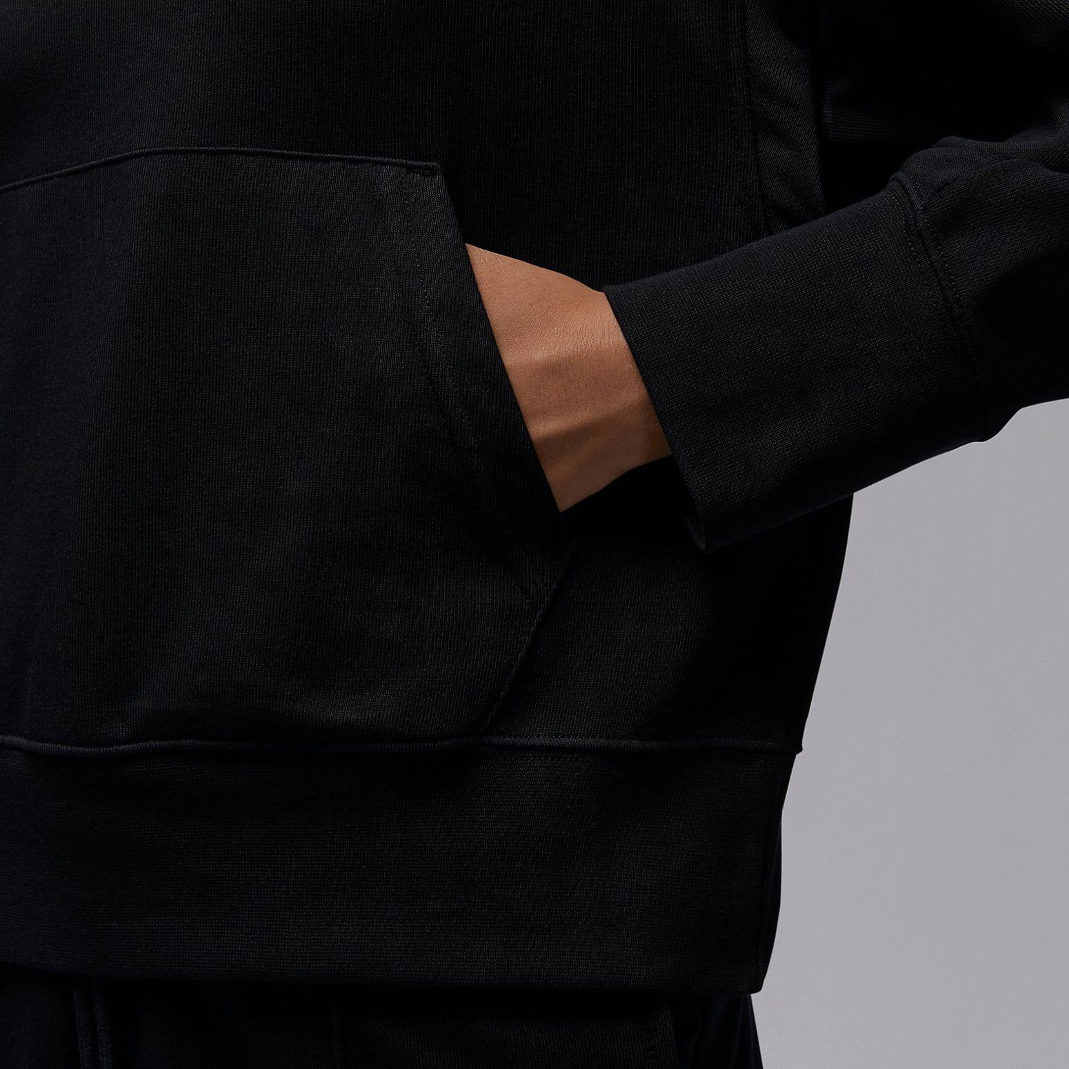 (WMNS) Air Jordan Sport Fleece Hoodie Asia Sizing 'Black' FB4610-010 sold by KicksCrew product image thumbnail 4