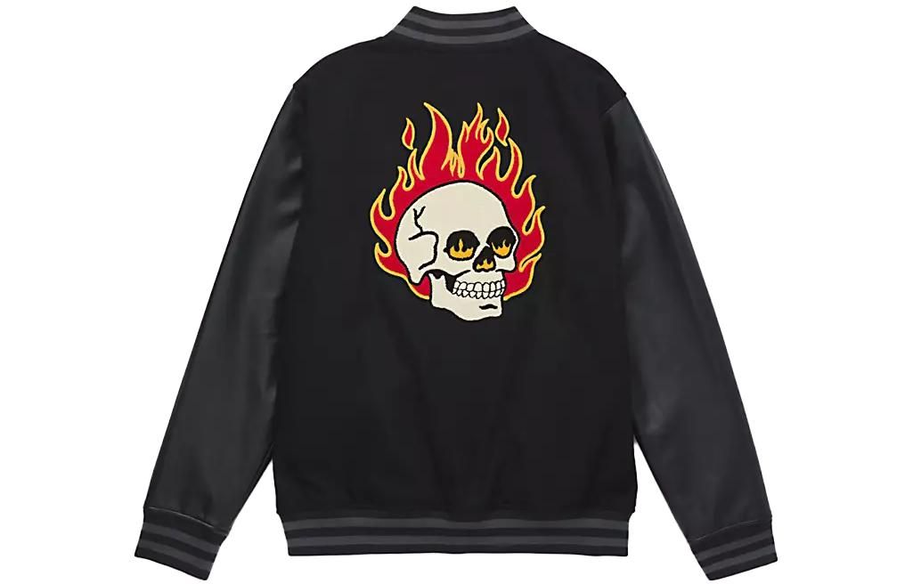 Vans Stevens Varsity Jacket 'Black' VN0008G4BLK sold by KicksCrew product image thumbnail 2