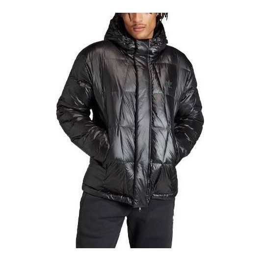 Adidas Lightweight Down Puffer Jacket 'Black' IR7131 sold by KicksCrew