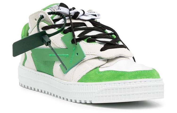 Off-White Out Of Office Low-Top Sneakers 'Green White Black' OMIA244F22LEA0010155 sold by KicksCrew product image thumbnail 2