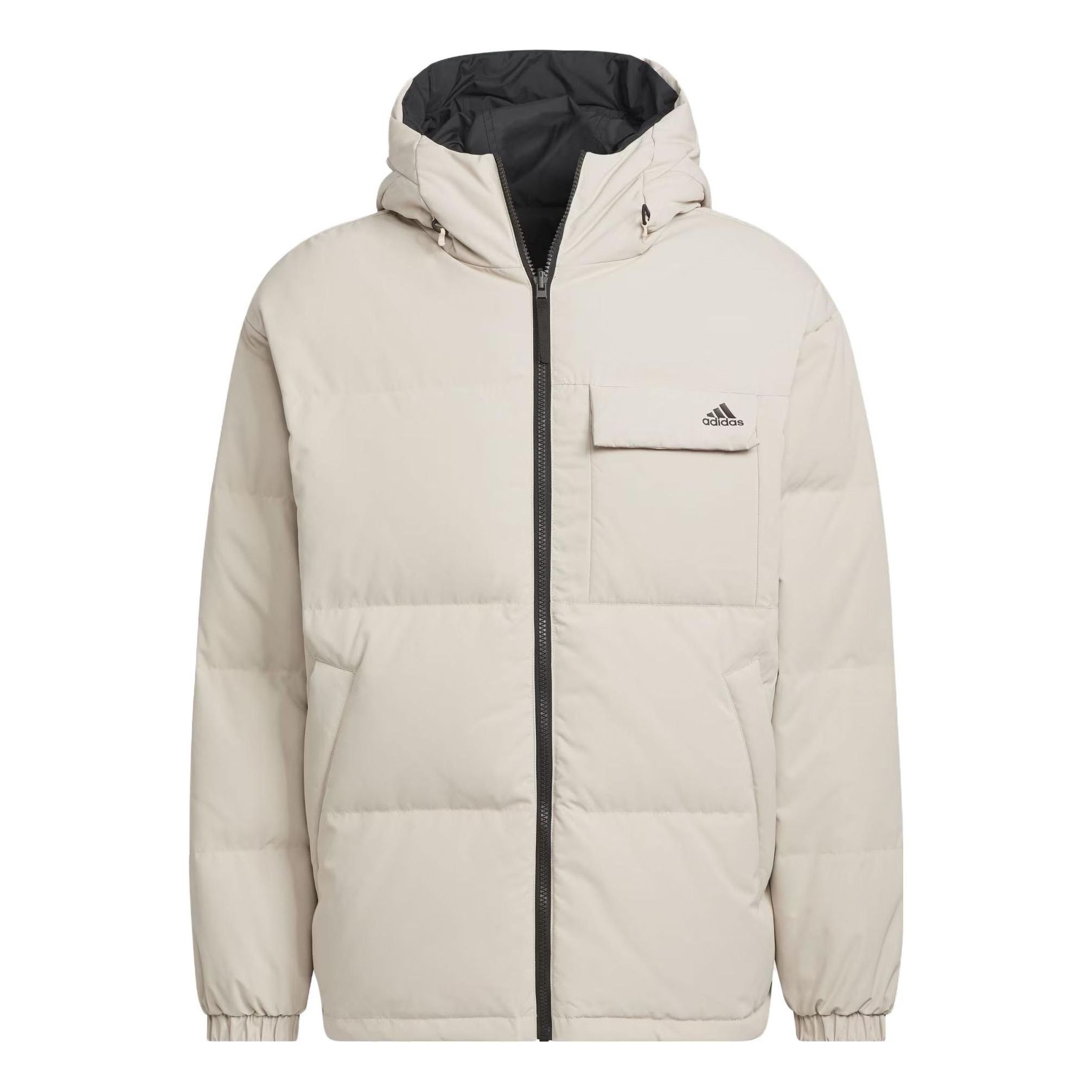 adidas Reversible Down Jacket 'White Black' IV7570 sold by KicksCrew