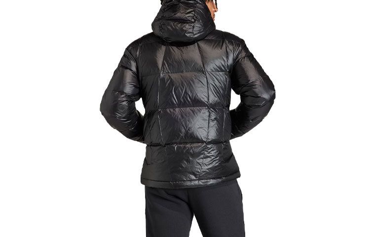 Adidas Lightweight Down Puffer Jacket 'Black' IR7131 sold by KicksCrew product image thumbnail 2