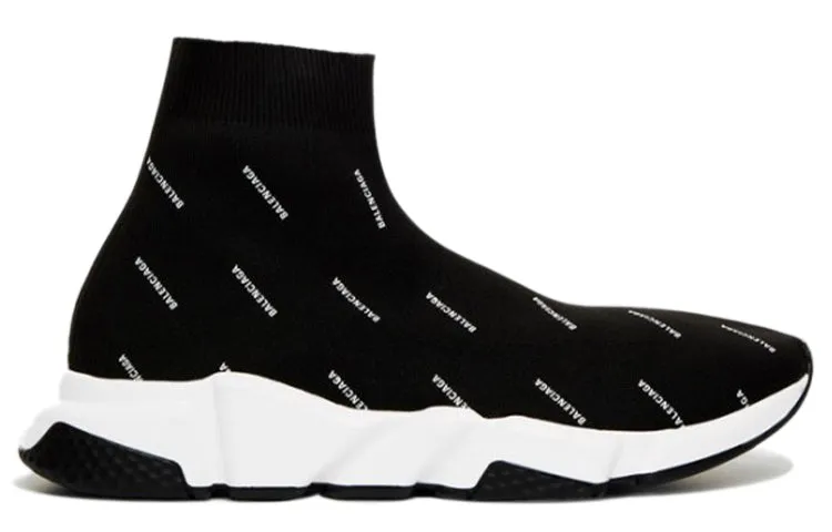 Balenciaga Speed 2.0 Sneakers 'Black Logo Print' 530360W06501006 sold by KicksCrew product image thumbnail 2
