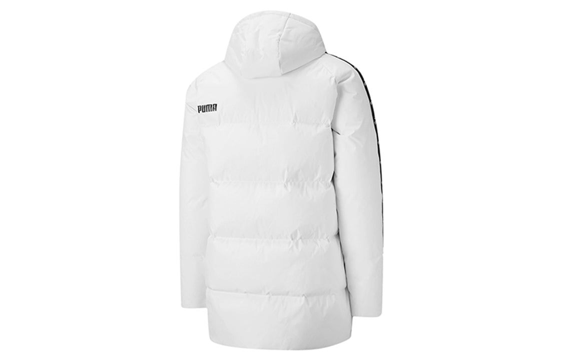 Puma Solid Down Jacket 'White Black' 585513-02 sold by KicksCrew product image thumbnail 2