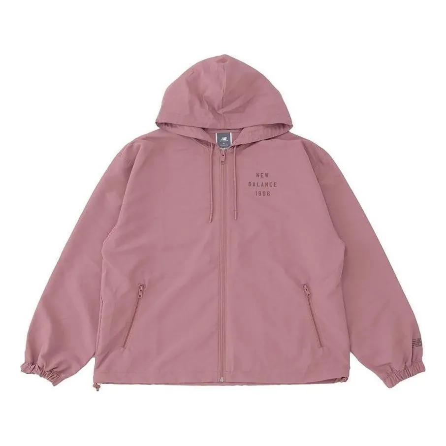 (WMNS) New Balance Iconic Collegiate Woven Jacket 'Rosewood' WJ41508R-SE sold by KicksCrew