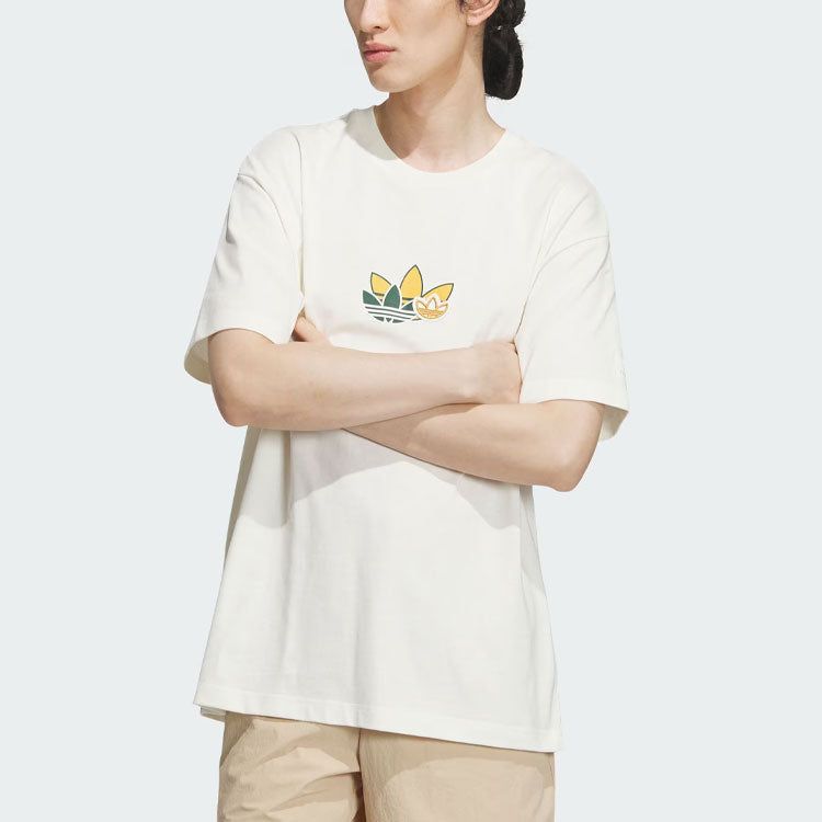 Adidas Originals Trefoil Graphic T-Shirts 'White' IN1043 sold by KicksCrew product image thumbnail 2