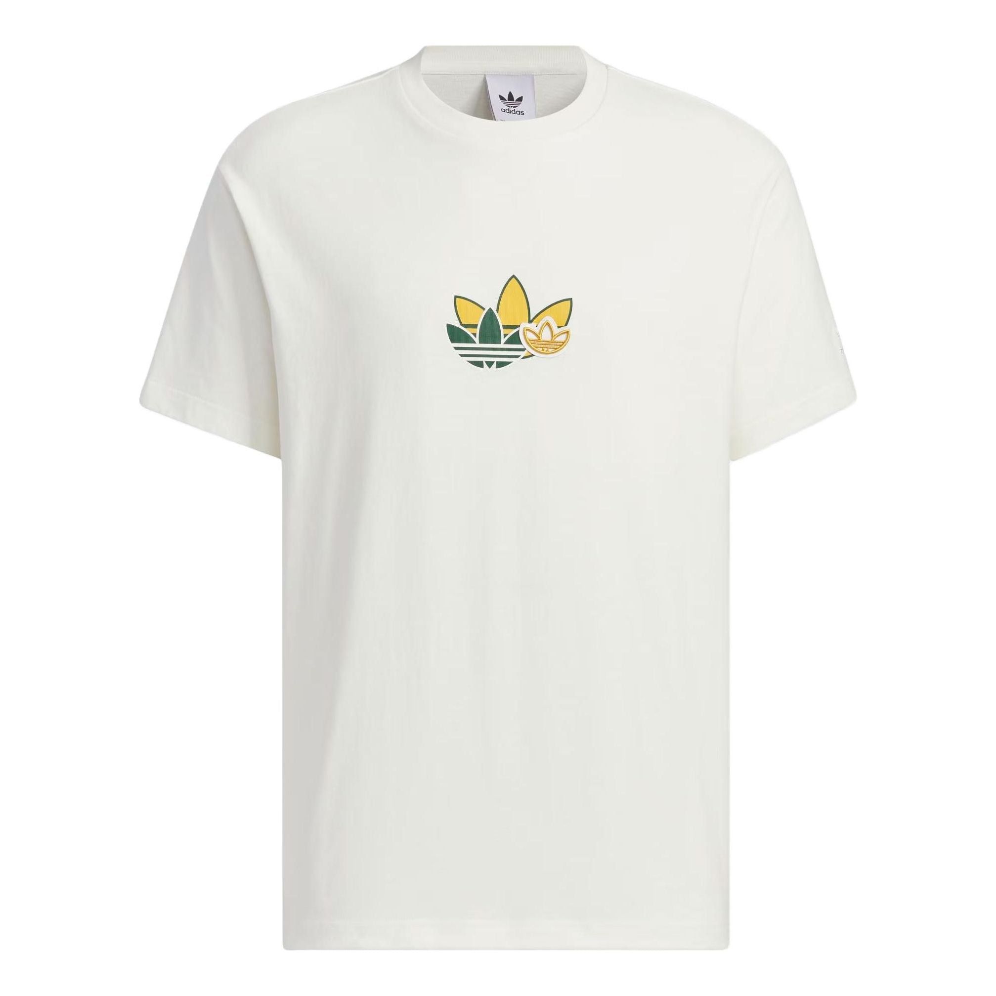 Adidas Originals Trefoil Graphic T-Shirts 'White' IN1043 sold by KicksCrew