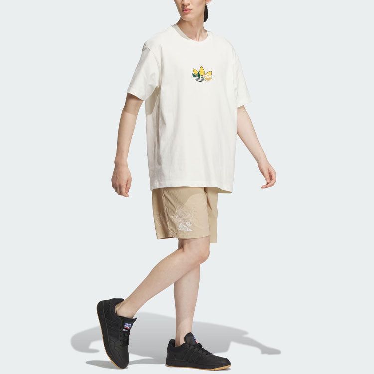 Adidas Originals Trefoil Graphic T-Shirts 'White' IN1043 sold by KicksCrew product image thumbnail 4