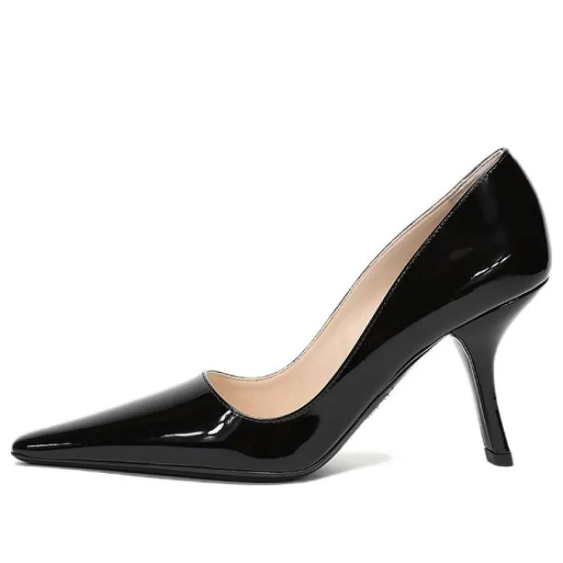 (WMNS) PRADA Satin Pumps 'Black' 1I718L_069_F0002_F_090 sold by KicksCrew