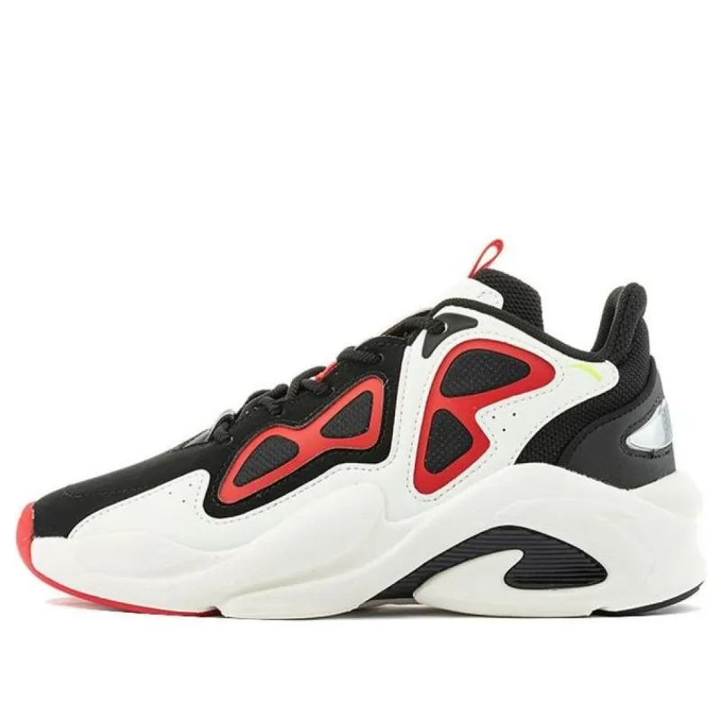 ANTA Majestic Series Sneakers Mid 'Black White Red' 112118088-2 sold by KicksCrew