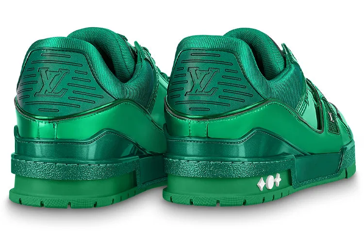 LOUIS VUITTON LV Trainer Sneakers 'Green' 1AA46B sold by KicksCrew product image thumbnail 3
