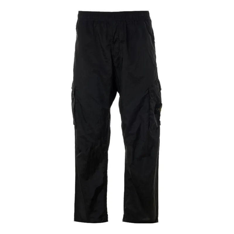 STONE ISLAND Nylon Metal Cargo Pants 'Black' 791531019-V0029 sold by KicksCrew