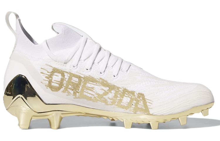adidas Adizero Cleats Primeknit 'White Gold Metallic' GX5100 sold by KicksCrew product image thumbnail 2