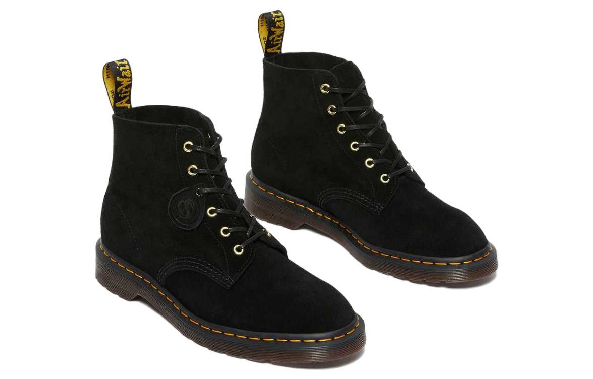 (WMNS) Dr. Martens 101 Suede Ankle Boots 'Black' 27428001 sold by KicksCrew product image thumbnail 3
